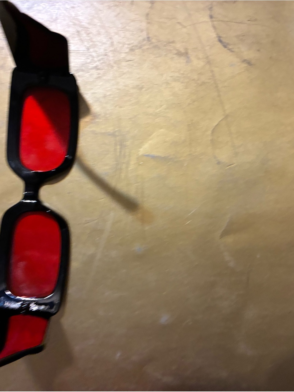 Black Frame Red Lens Sunglasses - Women Accessories